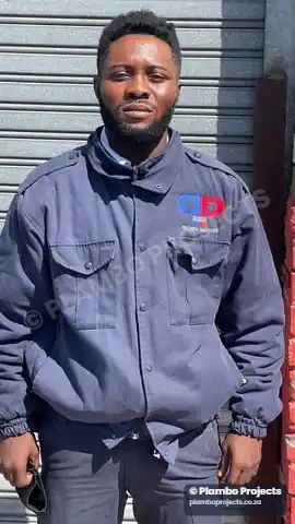 Plambo security officer on duty