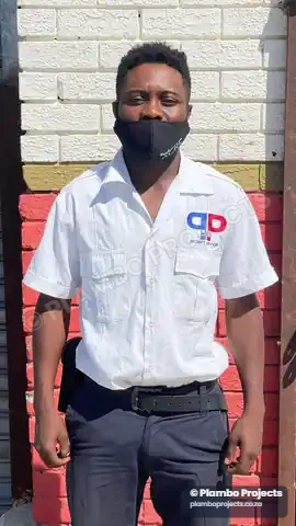 Plambo security officer on patrol